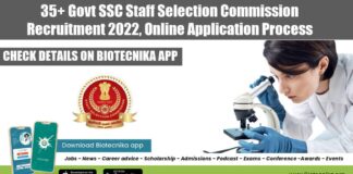 SSC Staff Selection 2022