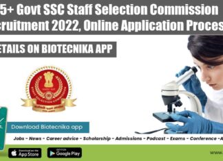 SSC Staff Selection 2022