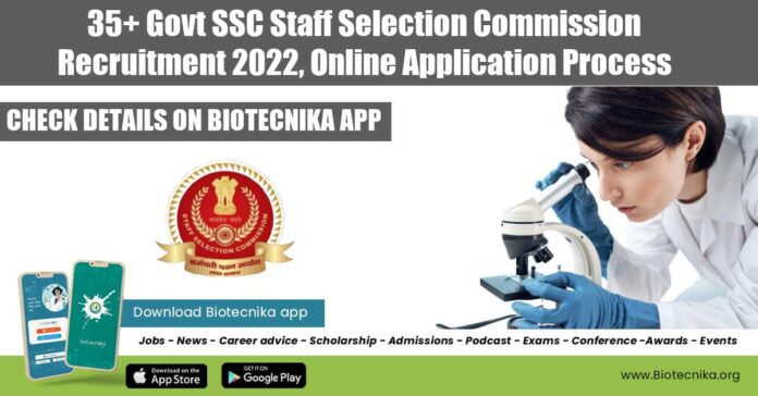 SSC Staff Selection 2022