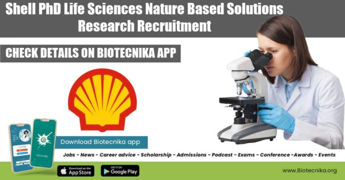 Shell PhD Life Sciences