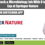 Springer Nature Vacancy 2022