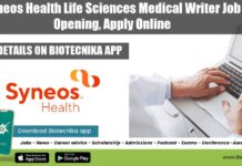 Syneos Medical Writer Job