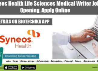 Syneos Medical Writer Job