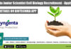 Syngenta Junior Scientist Cell Biology Recruitment – Apply Online Syngenta Junior Scientist Cell
