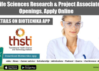 THSTI Project Openings 2022