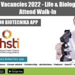 THSTI Project Vacancies 2022 – Life & Biological Sciences Attend Walk-In THSTI Project Vacancies 2022