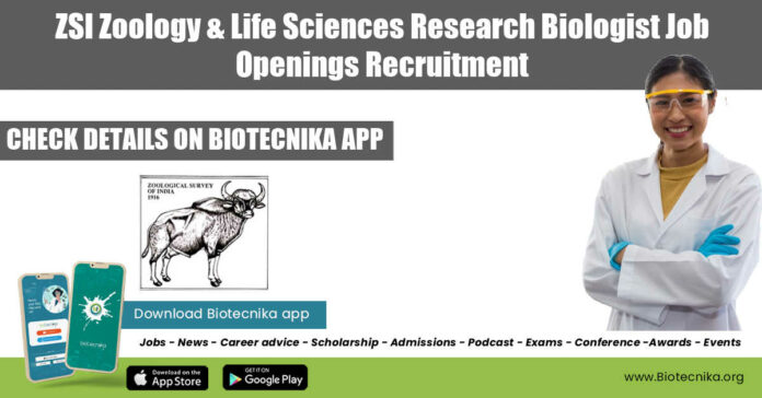 ZSI Research Biologist Jobs