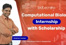 Computational Biology Internship With Scholarship 🎓- Register Now