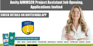 Amity AIMMSCR Project Assistant