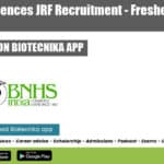 BHNS Life Sciences JRF