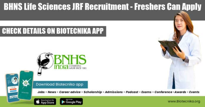 BHNS Life Sciences JRF