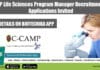 C-CAMP Life Sciences Program Manager Recruitment 2022, Applications Invited C-CAMP Life Sciences PhD