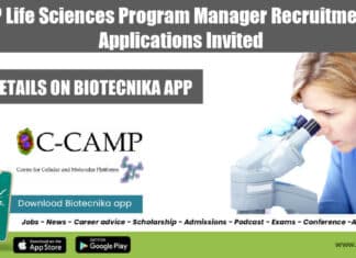 C-CAMP Life Sciences PhD