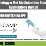 C-CAMP Cell Biology & Mol Bio Scientists Recruitment 2022, Applications Invited C-CAMP Cell Biology