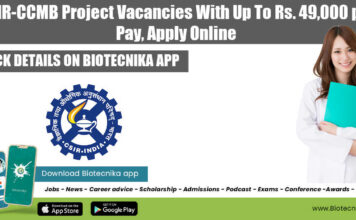 CCMB 2022 Project Jobs