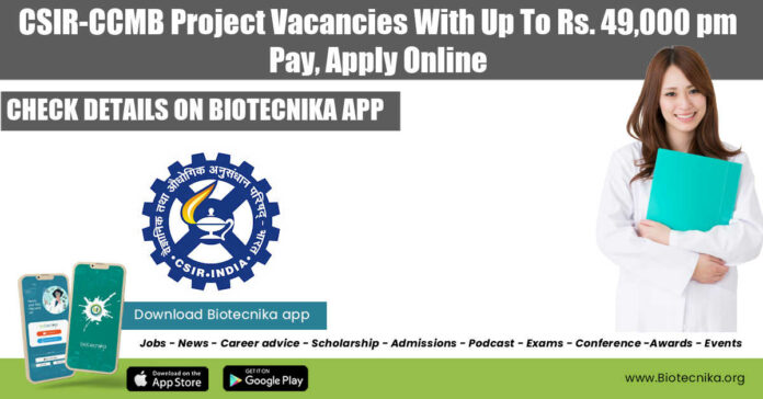 CCMB 2022 Project Jobs