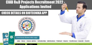 CIAB R&D Projects Recruitment