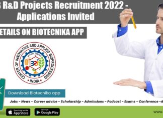 CIAB R&D Projects Recruitment