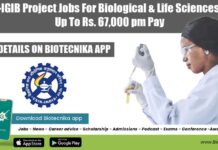CSIR-IGIB Jobs With Rs. 67,000 pm Pay – Research Project Openings CSIR-IGIB Jobs