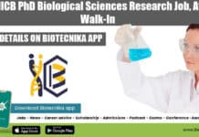 CSIR-IICB PhD Biological Sciences Research Job, Attend Walk-In CSIR-IICB PhD Biological Sciences