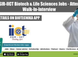 CSIR-IICT Biotech & Life Sciences