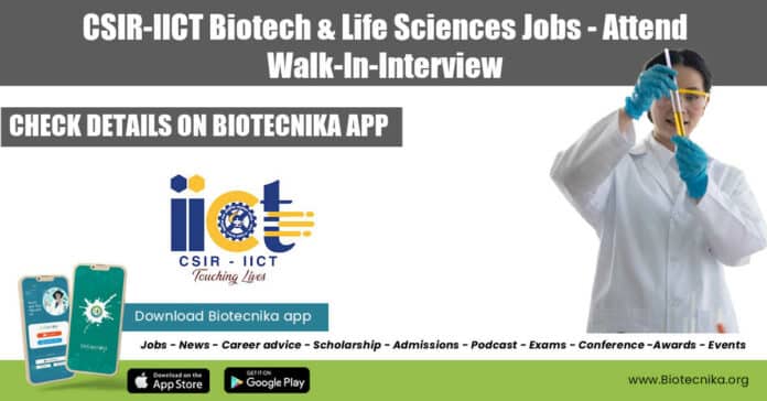 CSIR-IICT Biotech & Life Sciences