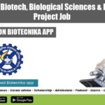 CSIR-IMTECH Biotech, Biological Sciences & Microbiology Project Job CSIR-IMTECH Biotech