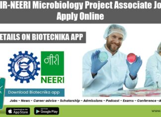 CSIR-NEERI Project Job