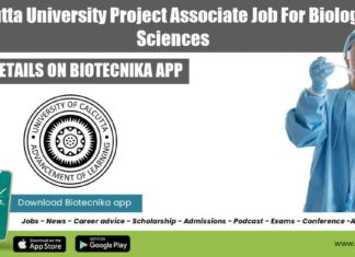 Calcutta University Project Associate