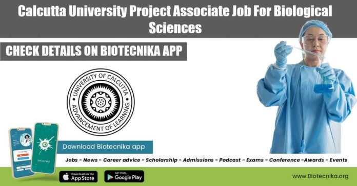 Calcutta University Project Associate