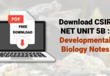 CSIR Developmental Biology Notes