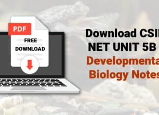 CSIR Developmental Biology Notes