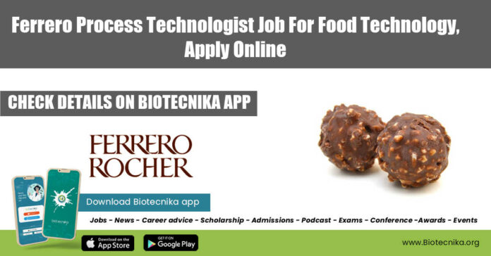 Ferrero Process Technologist