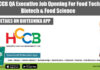 HCCB QA Executive Job Opening For Food Tech, Biotech & Food Science HCCB QA Executive Job