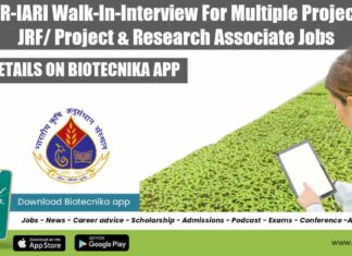 IARI Project Vacancies Latest 2022