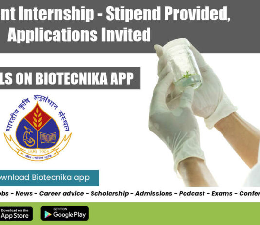 IARI Student Internship 2022