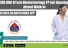 ICAR-IARI BTech Biotechnology YP Job Opening – Attend Walk-In ICAR-IARI BTech Biotechnology