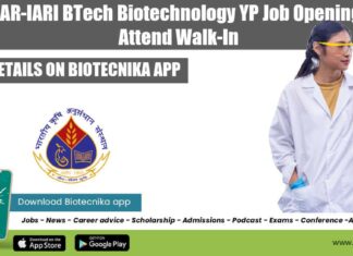 ICAR-IARI BTech Biotechnology