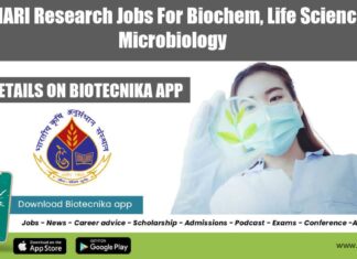 ICAR-IARI Research Jobs For