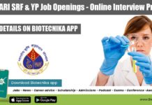ICAR-IARI SRF & YP Job Openings – Online Interview Process ICAR-IARI SRF & YP