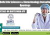 ICMR Delhi Life Sciences & Biotechnology Consultant Job Openings ICMR Delhi Life Sciences