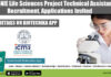 ICMR-NIE Life Sciences Project Technical Assistant Recruitment, Applications Invited ICMR-NIE Project Life Sciences