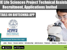 ICMR-NIE Project Life Sciences