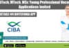 CIBA Jobs 2022