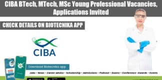 CIBA Jobs 2022