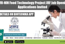 ICMR-NIN Food Technology Project