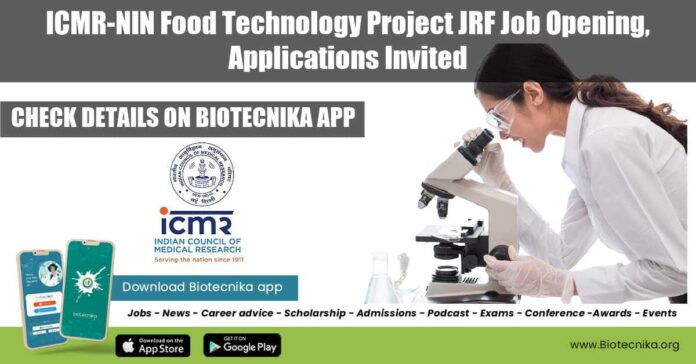 ICMR-NIN Food Technology Project