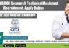 ICMR-NIRRCH Research Technical Assistant