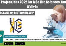CSIR-IICB COVID-19 Project Job For Life Sciences – Attend Walk-In IICB Project Jobs 2022