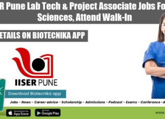 IISER Pune Lab Tech